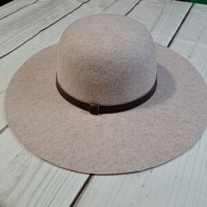 A.n.a A New Approach Wide Brim Hat Mauve